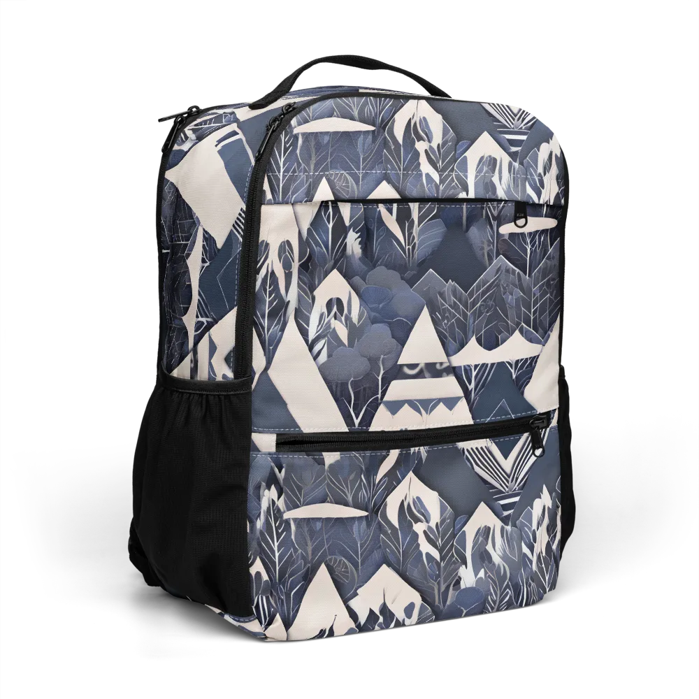 Nocturne Botanica on Utility Backpack — Right Front