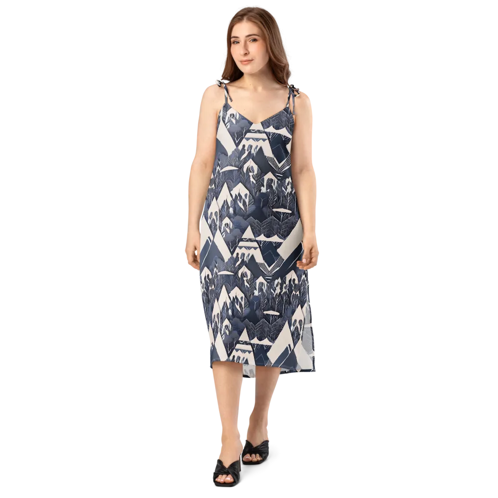 Nocturne Botanica on Slip Dress — Front