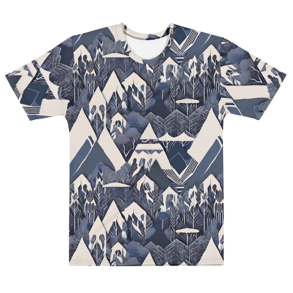 Nocturne Botanica on Men's Cotton Crew Neck T-Shirt — Front