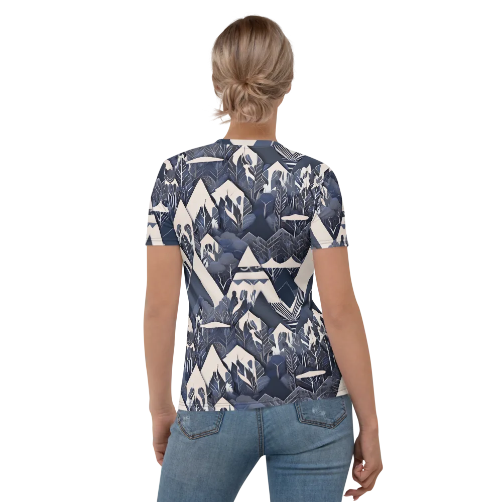 Nocturne Botanica on Women's Crew Neck T-Shirt — Back