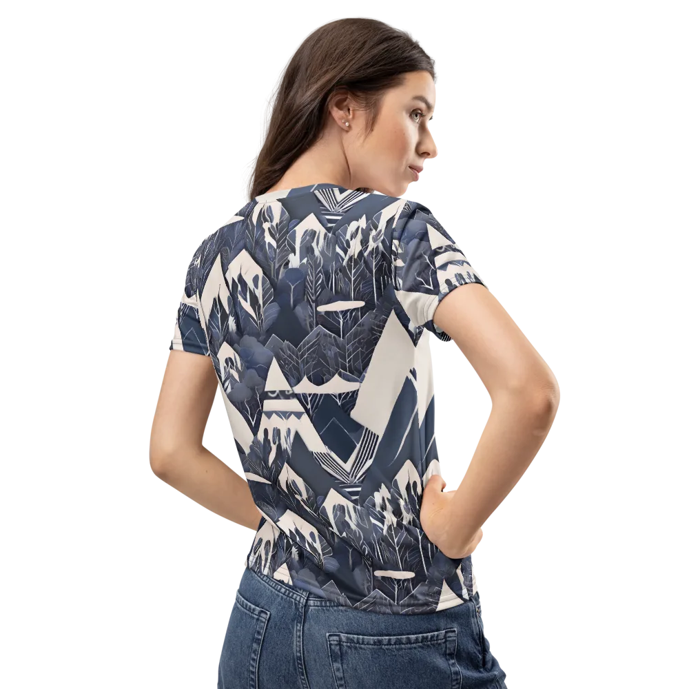 Nocturne Botanica on Women's Crew Neck T-Shirt — Back