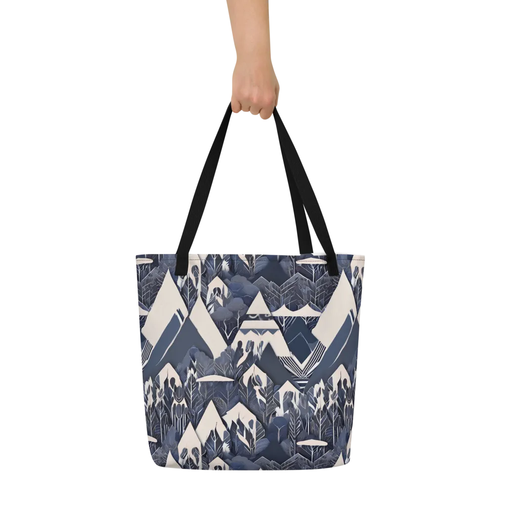 Nocturne Botanica on Large Tote Bag W/ Pocket — Front