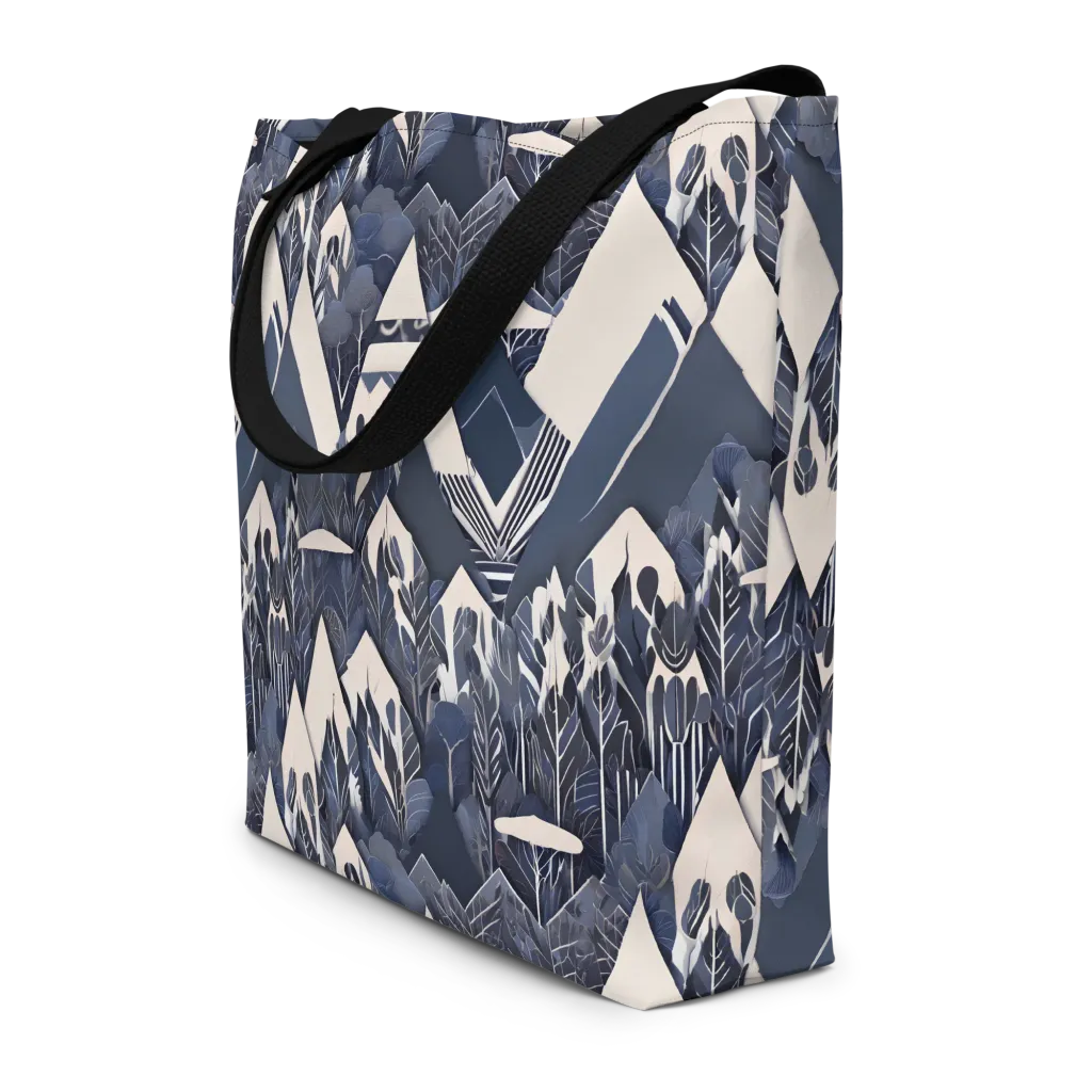 Nocturne Botanica on Large Tote Bag W/ Pocket — Front