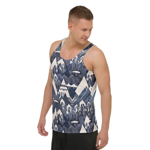 Nocturne Botanica on a Men's Tank Top