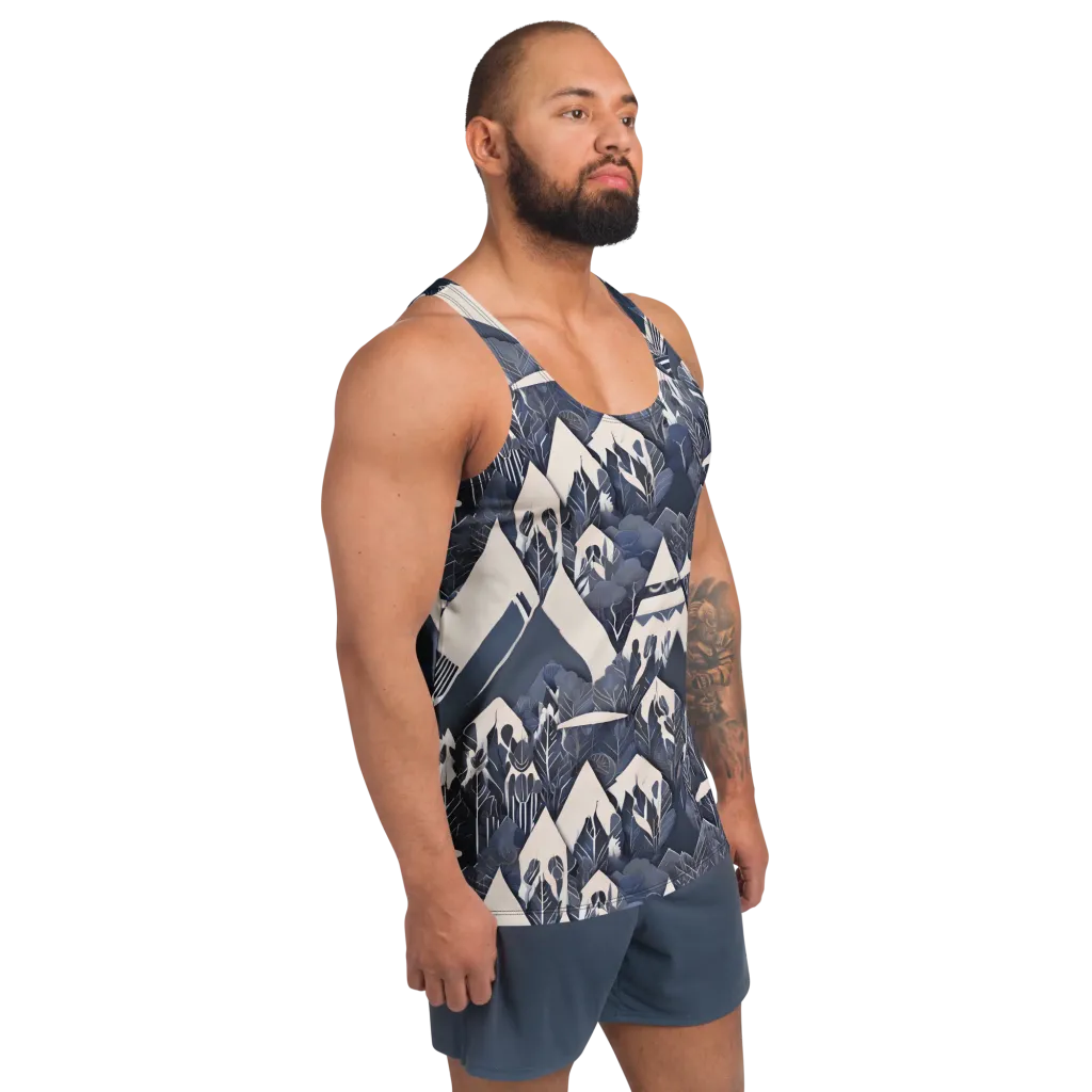 Nocturne Botanica on Men's Tank Top — Right Front