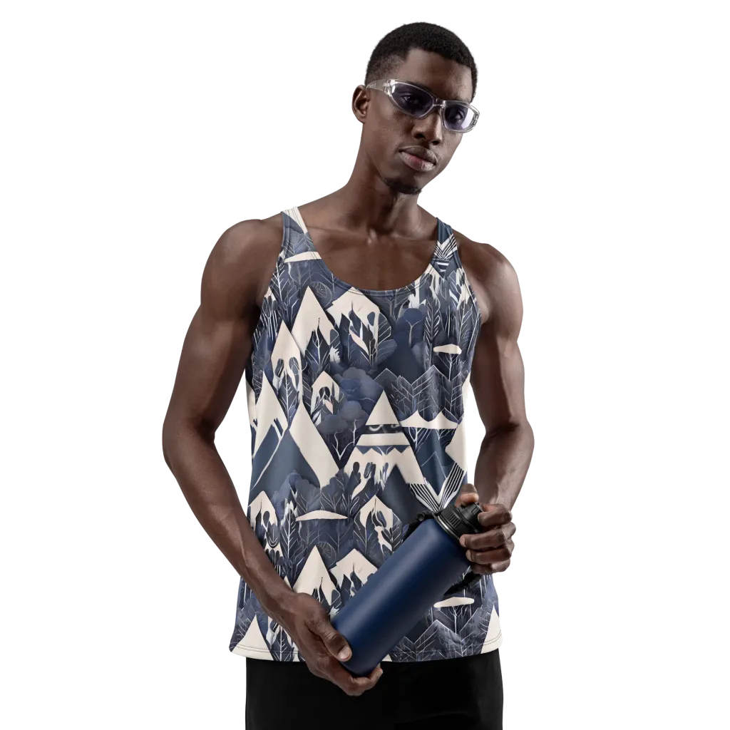 Nocturne Botanica on Men's Tank Top — Front
