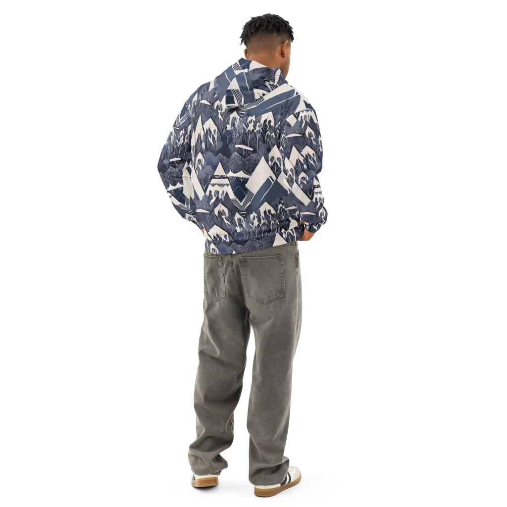 Nocturne Botanica on Cotton Hoodie — Back