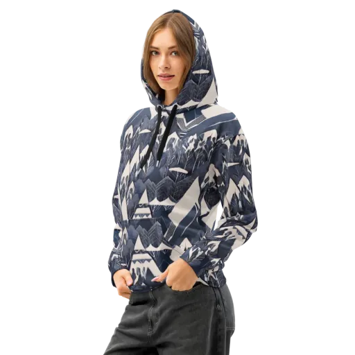 Nocturne Botanica on a Cotton Hoodie