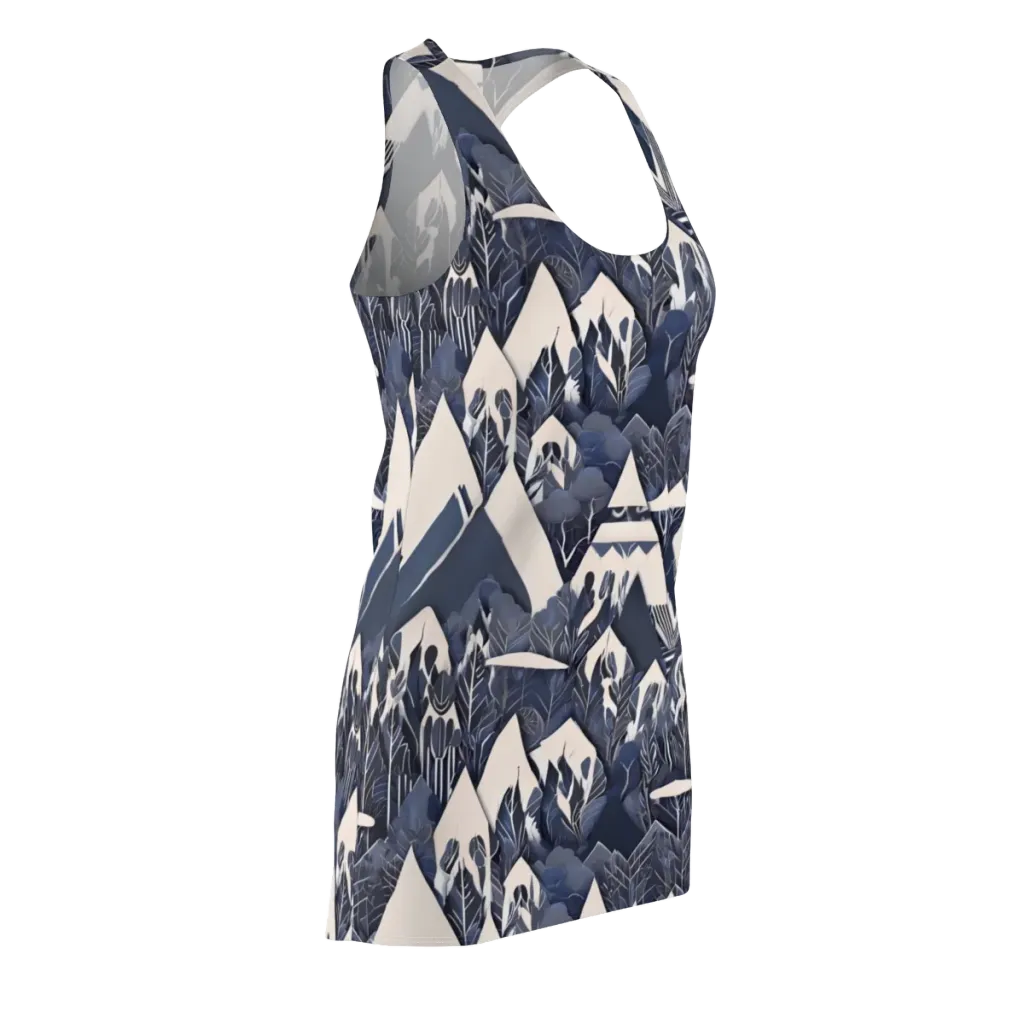 Nocturne Botanica on Racerback Dress — Front Side