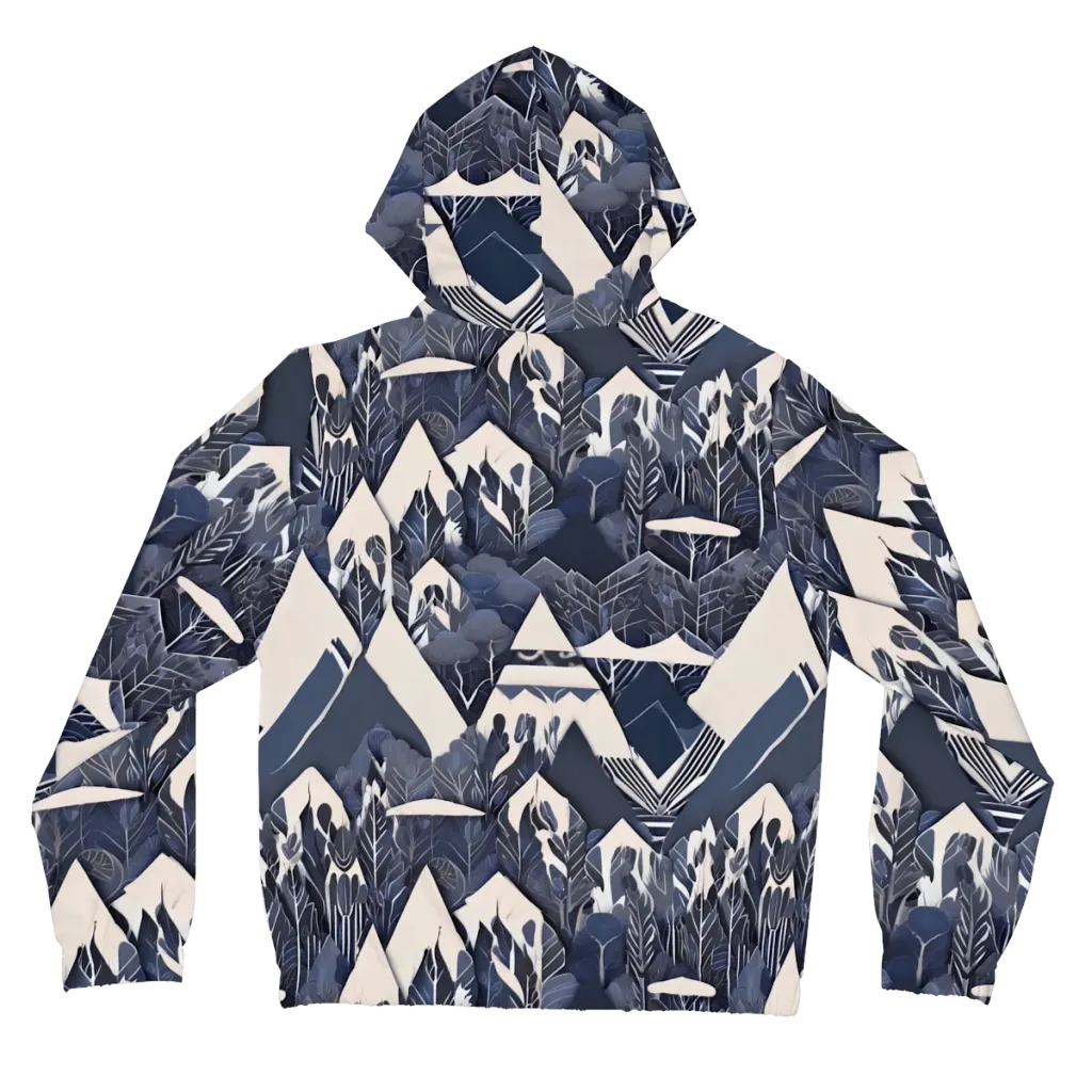 Nocturne Botanica on Women's Full-Zip Hoodie — Back