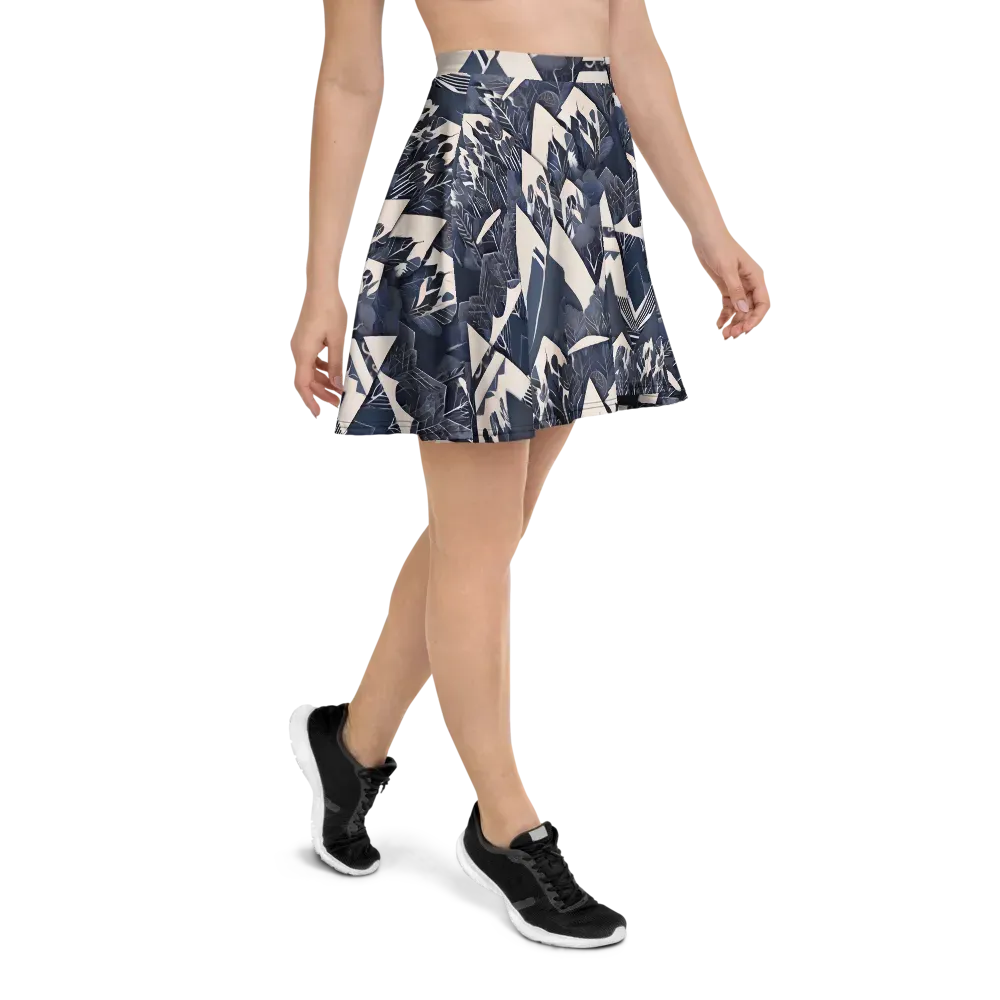 Nocturne Botanica on Skater Skirt — Right