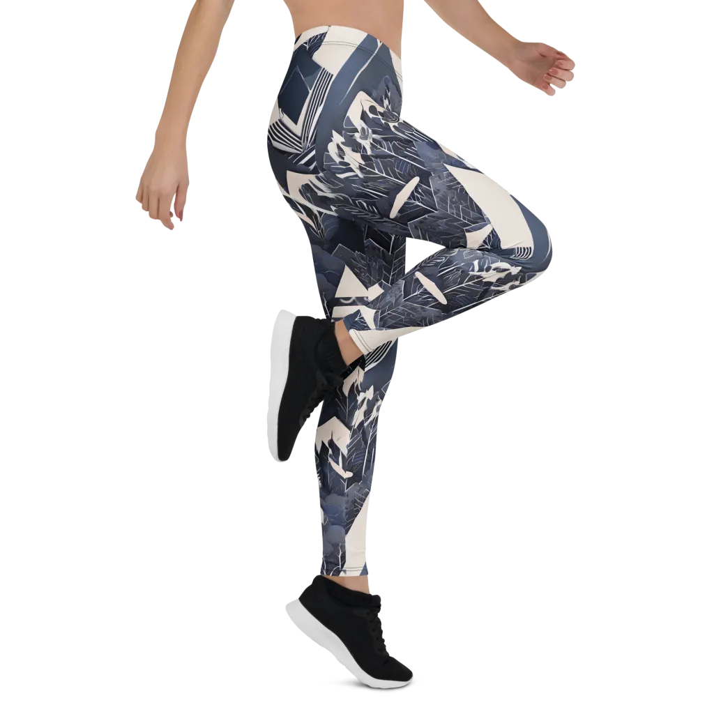 Nocturne Botanica on Leggings — Right