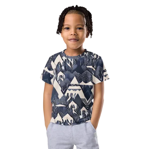 Nocturne Botanica on a Kids Crew Neck T-Shirt