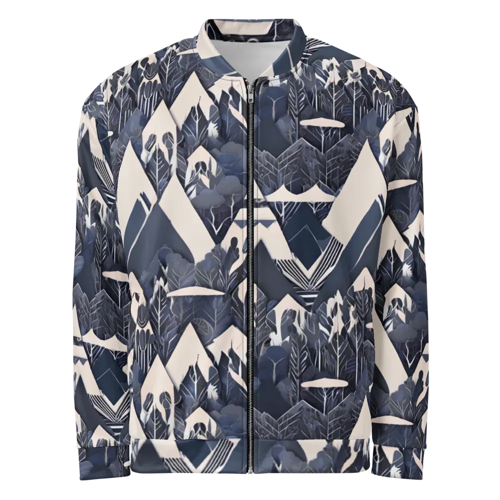 Nocturne Botanica on Bomber Jacket — Front
