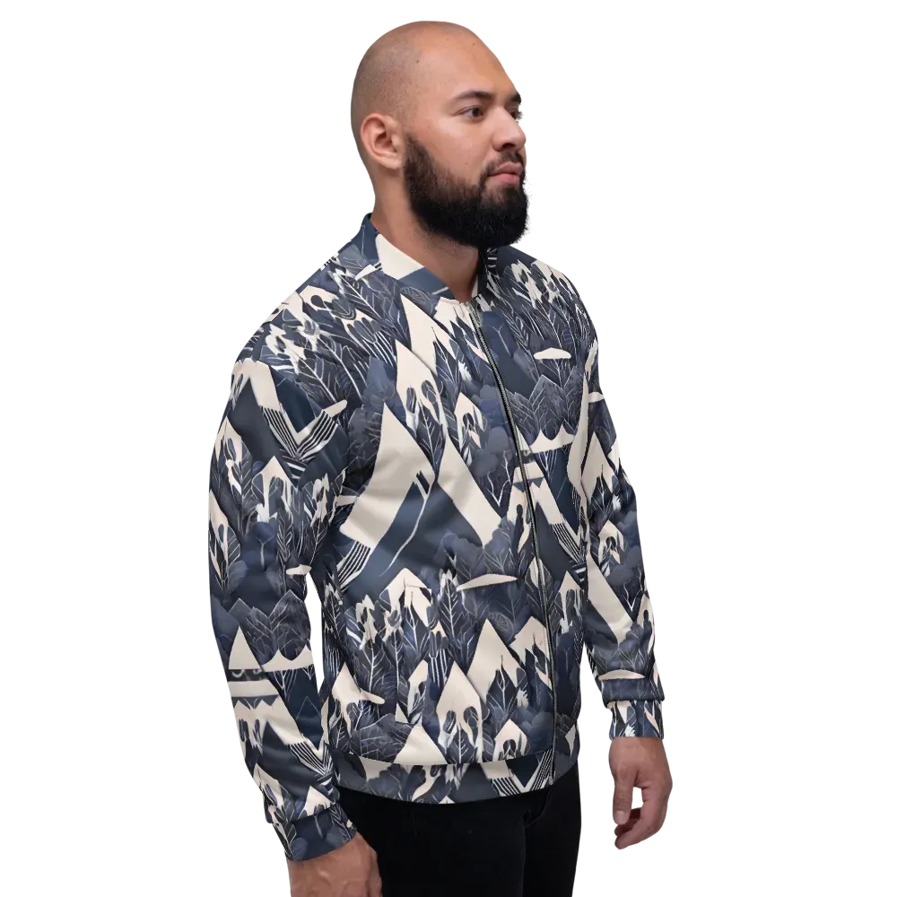 Nocturne Botanica on Bomber Jacket — Right
