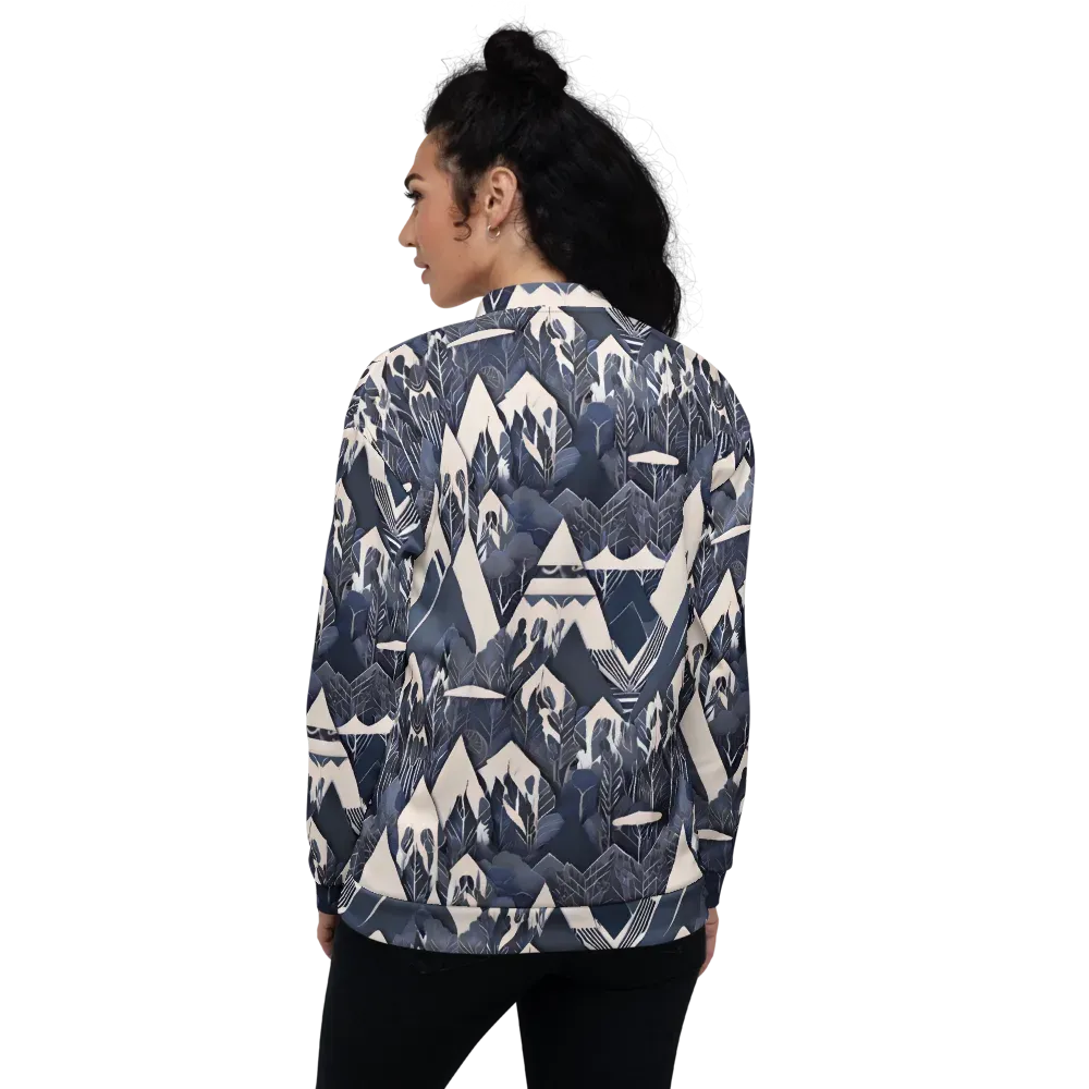 Nocturne Botanica on Bomber Jacket — Back