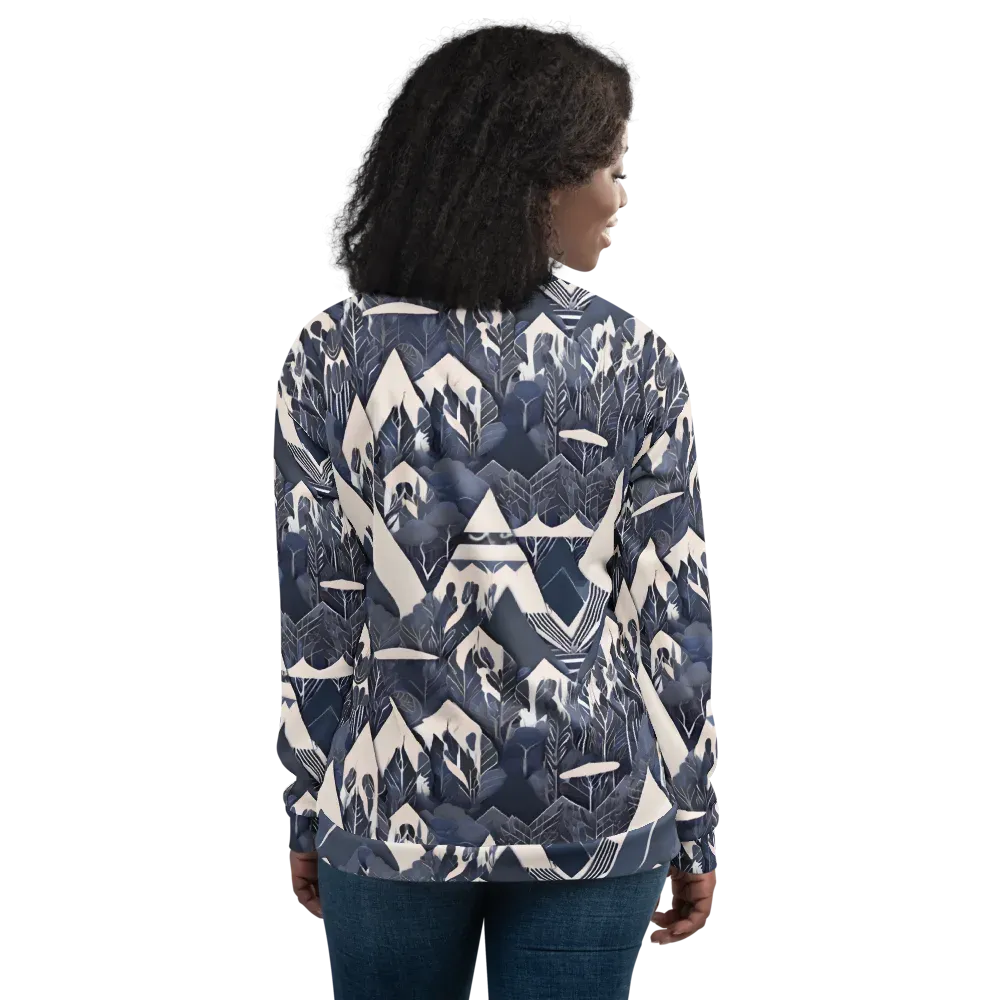 Nocturne Botanica on Bomber Jacket — Back
