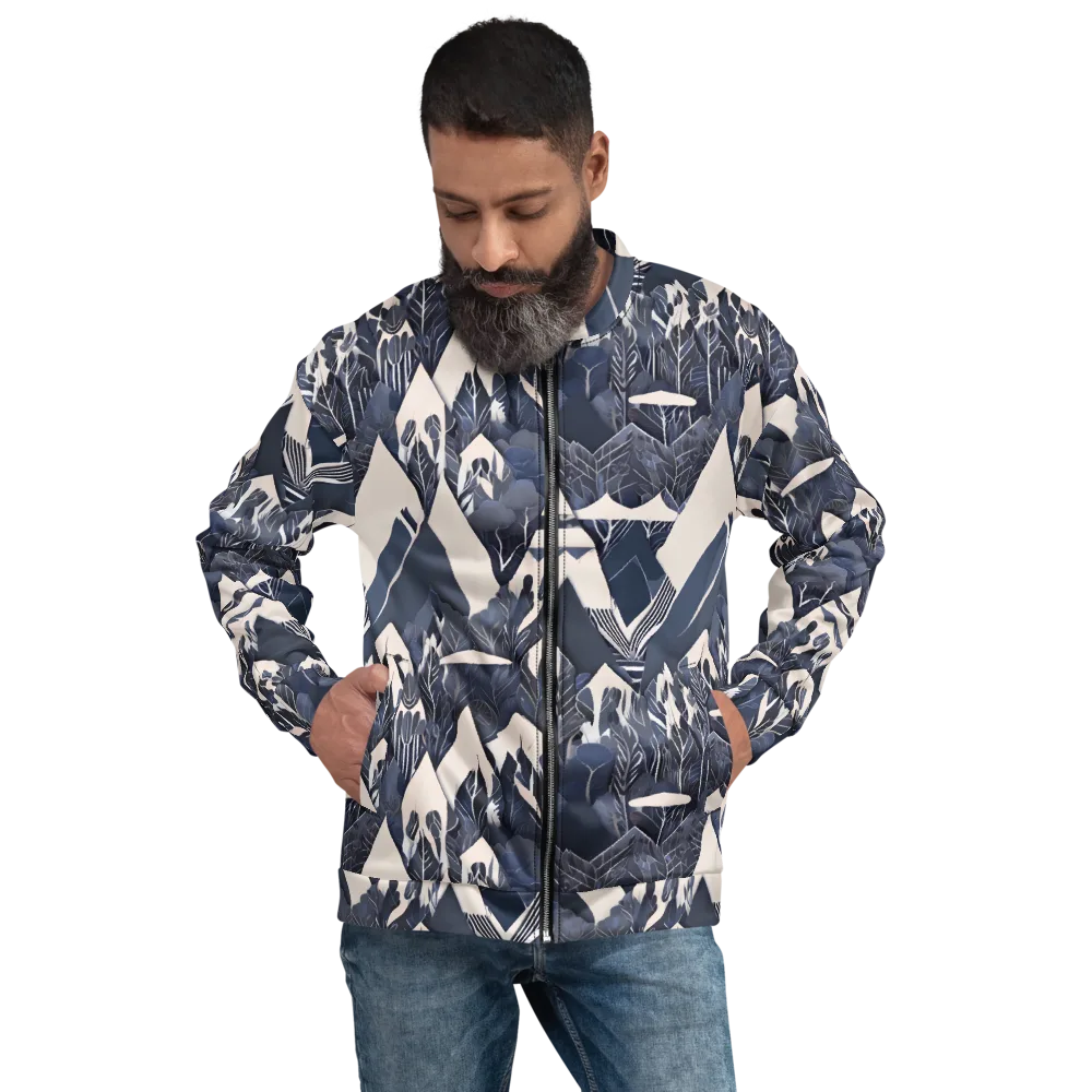 Nocturne Botanica on Bomber Jacket — Front