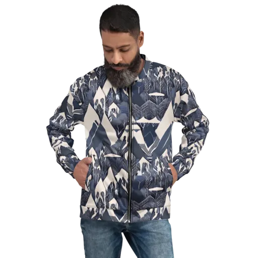 Nocturne Botanica on a Bomber Jacket