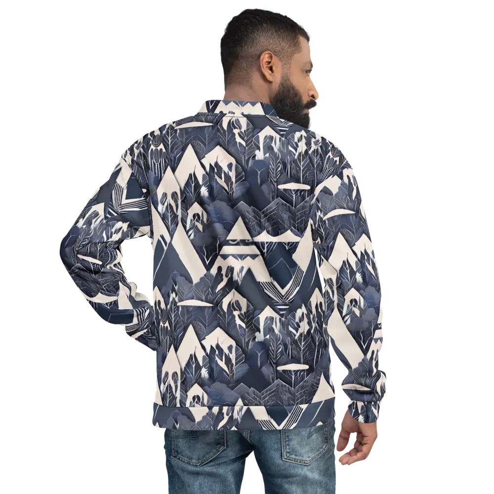 Nocturne Botanica on Bomber Jacket — Back