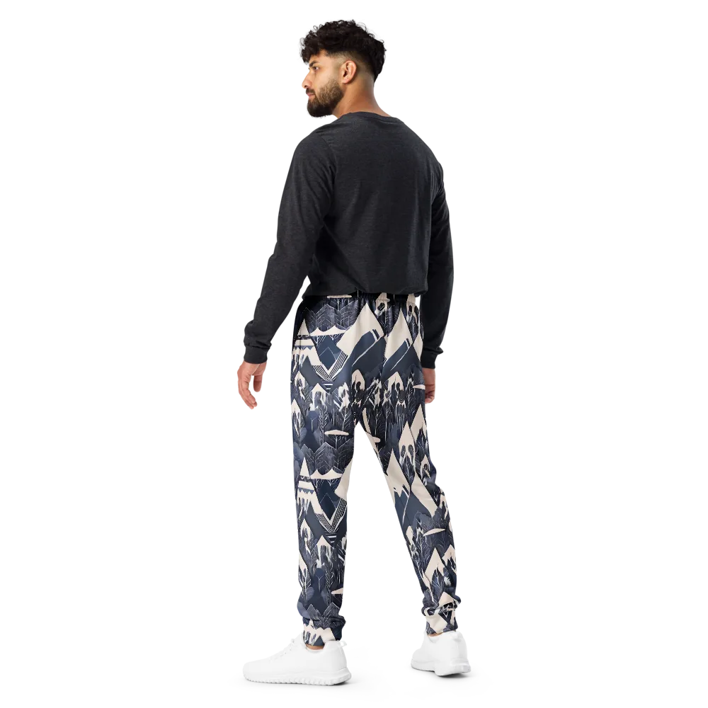 Nocturne Botanica on Men's Joggers — Back