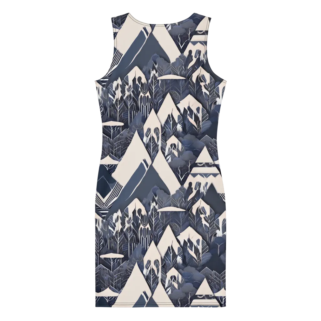 Nocturne Botanica on Bodycon Dress — Back