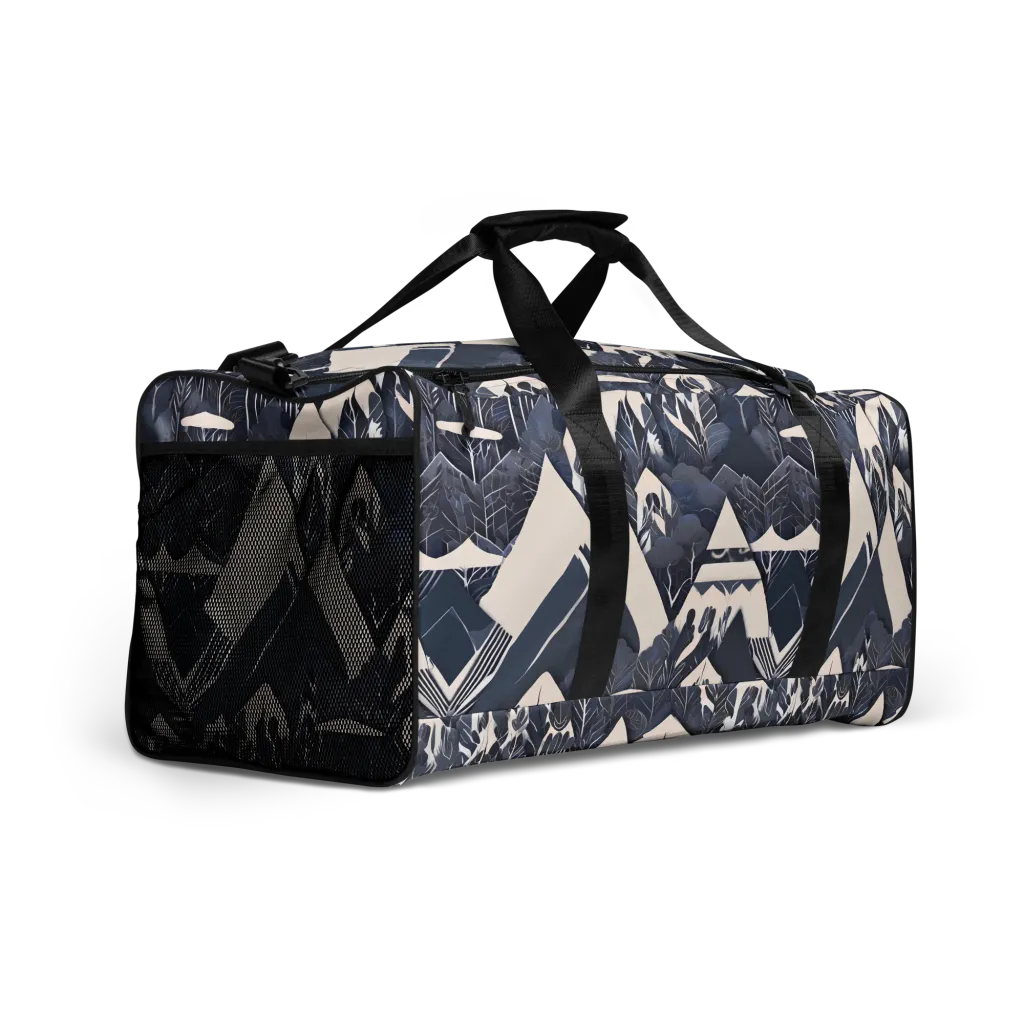 Nocturne Botanica on Duffle Bag — Right Front