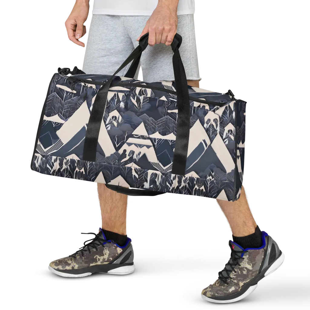 Nocturne Botanica on Duffle Bag — Front