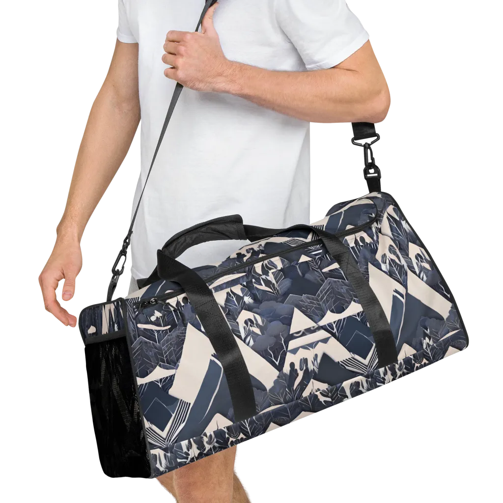 Nocturne Botanica on Duffle Bag — Right Front