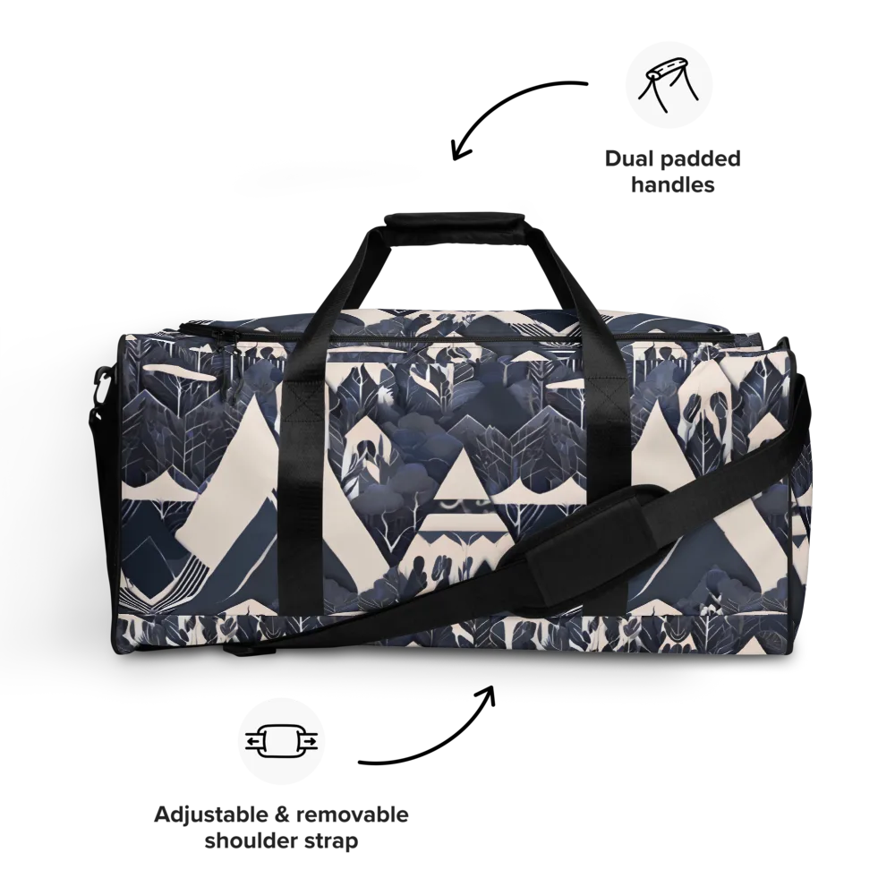 Nocturne Botanica on Duffle Bag — Front