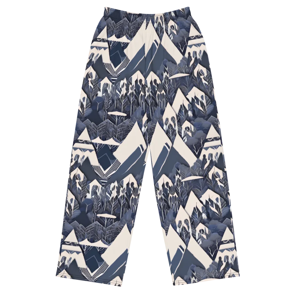 Nocturne Botanica on Wide-Leg Pants — Front