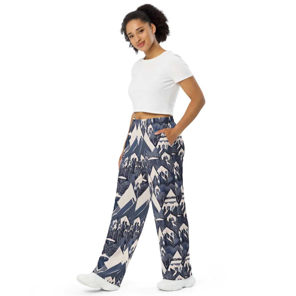 Nocturne Botanica on Wide-Leg Pants — Left Front