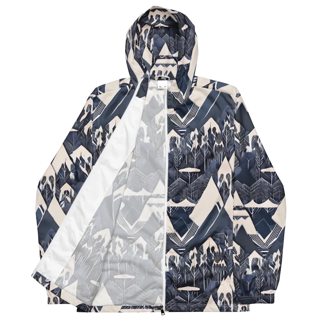 Nocturne Botanica on Men's Windbreaker — Front