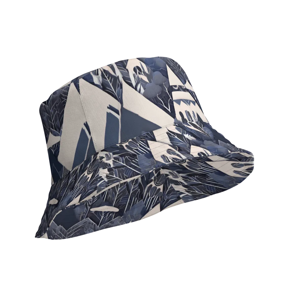 Nocturne Botanica on Reversible Bucket Hat — Product details Outside