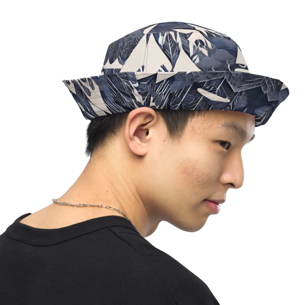 Nocturne Botanica on Reversible Bucket Hat — Right Outside