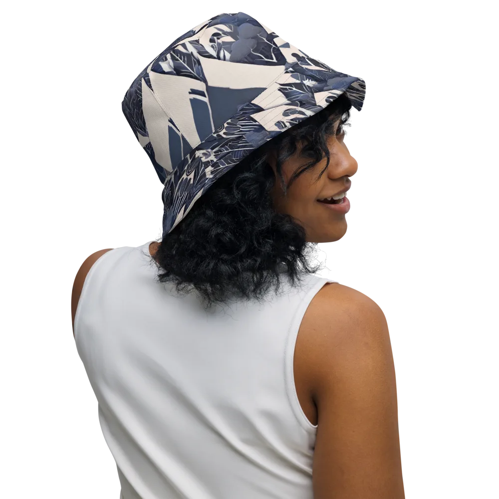 Nocturne Botanica on Reversible Bucket Hat — Right Outside
