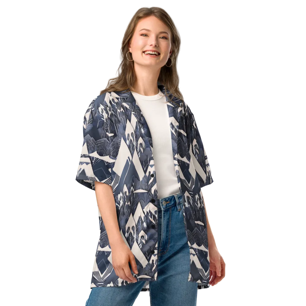 Nocturne Botanica on Button Shirt — Front