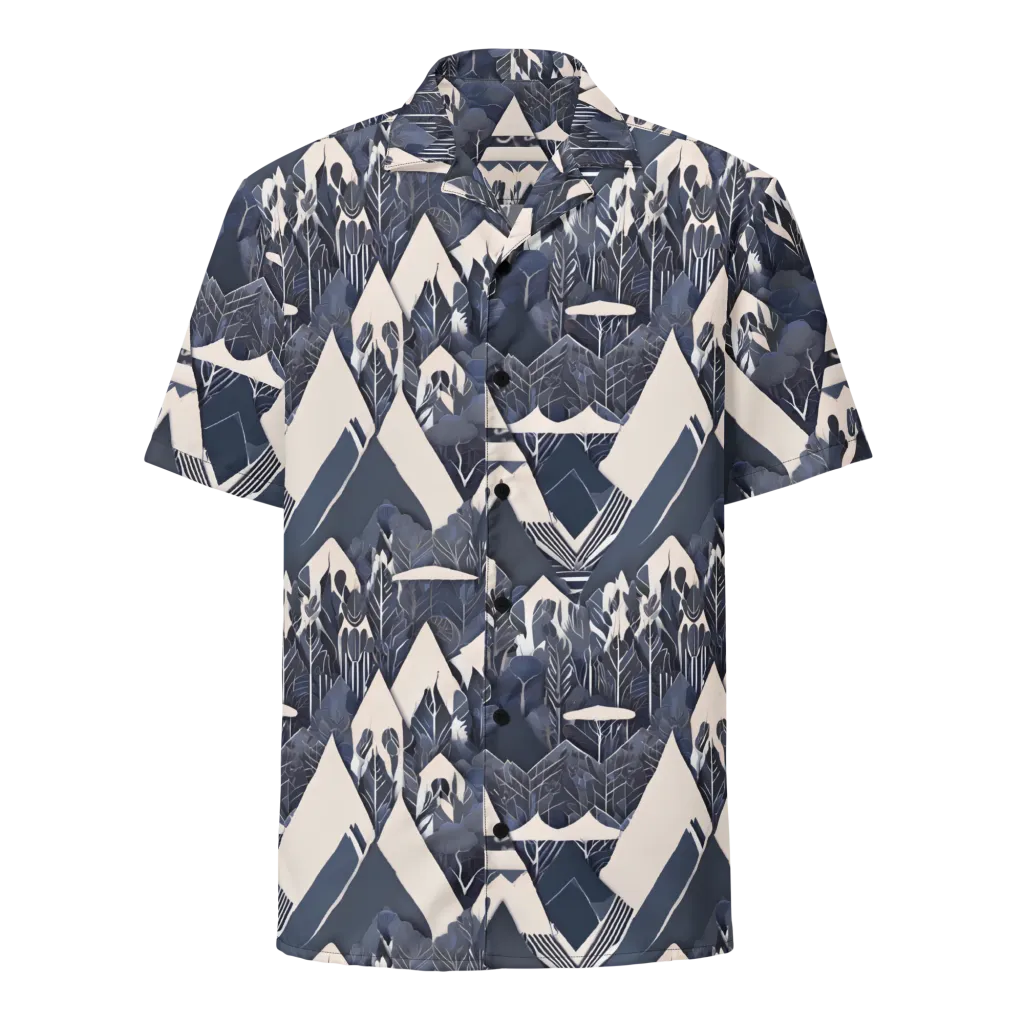 Nocturne Botanica on Button Shirt — Front