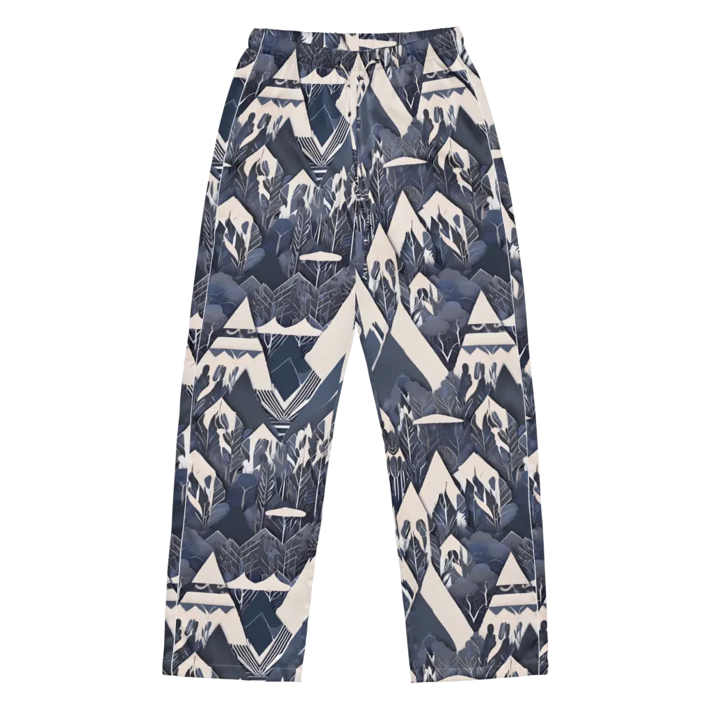 Nocturne Botanica on Women's Pajama Pants — Front