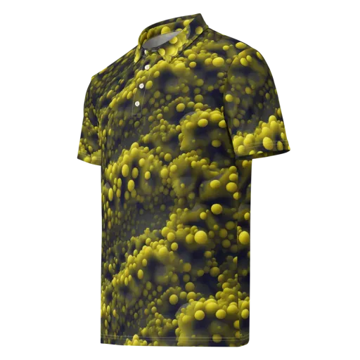 Citron Nebula on a Men's Slim Fit Polo Shirt