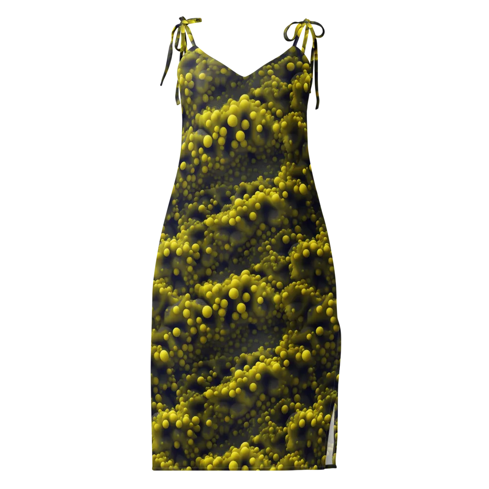 Citron Nebula on Slip Dress — Front