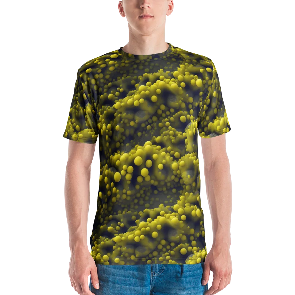 Citron Nebula on Men's Crew Neck T-Shirt — Front