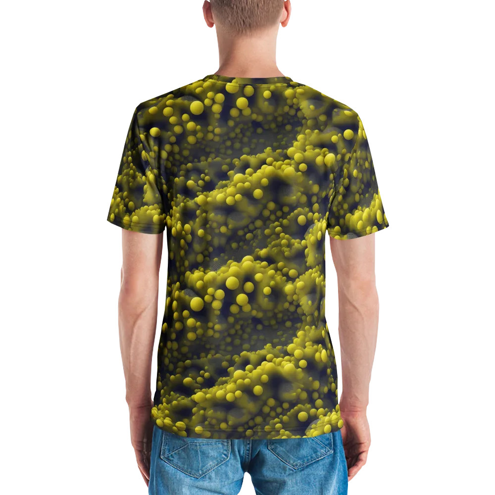 Citron Nebula on Men's Crew Neck T-Shirt — Back