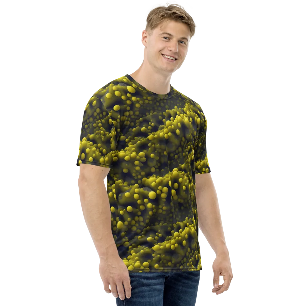 Citron Nebula on Men's Crew Neck T-Shirt — Right