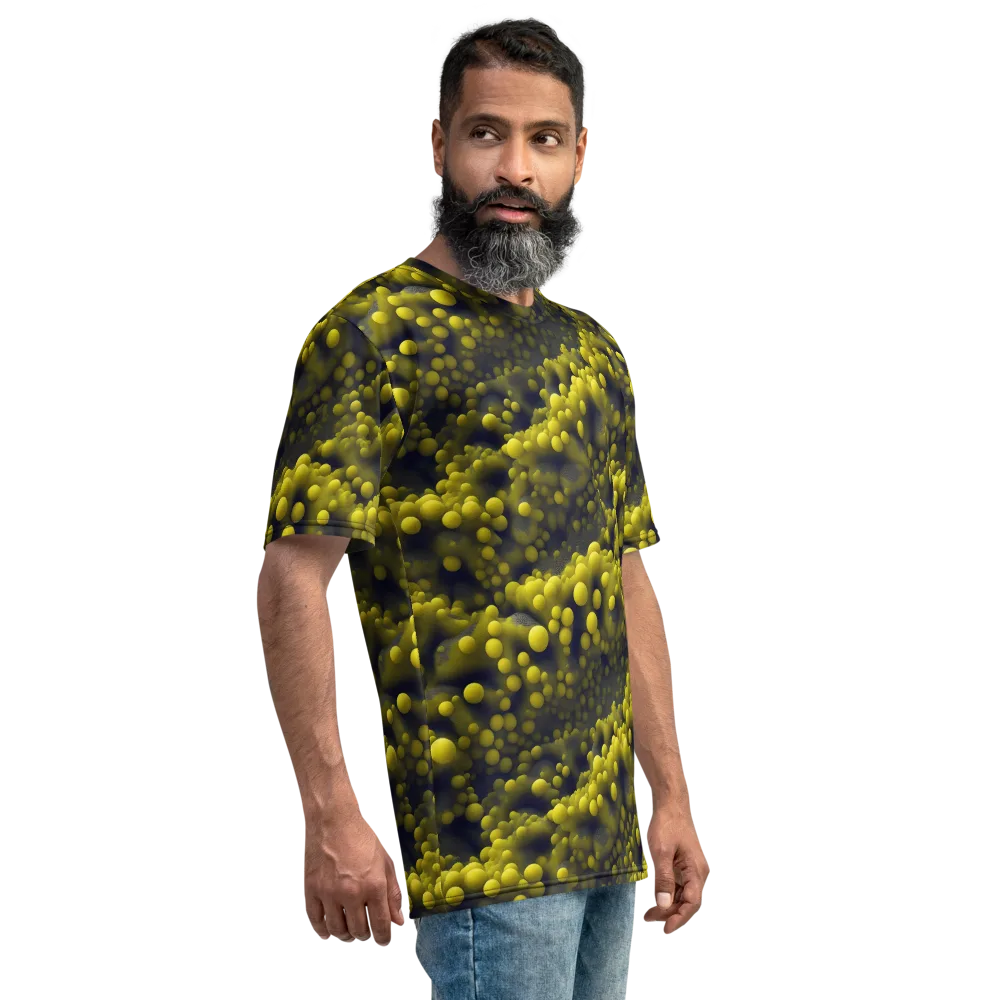 Citron Nebula on Men's Crew Neck T-Shirt — Right