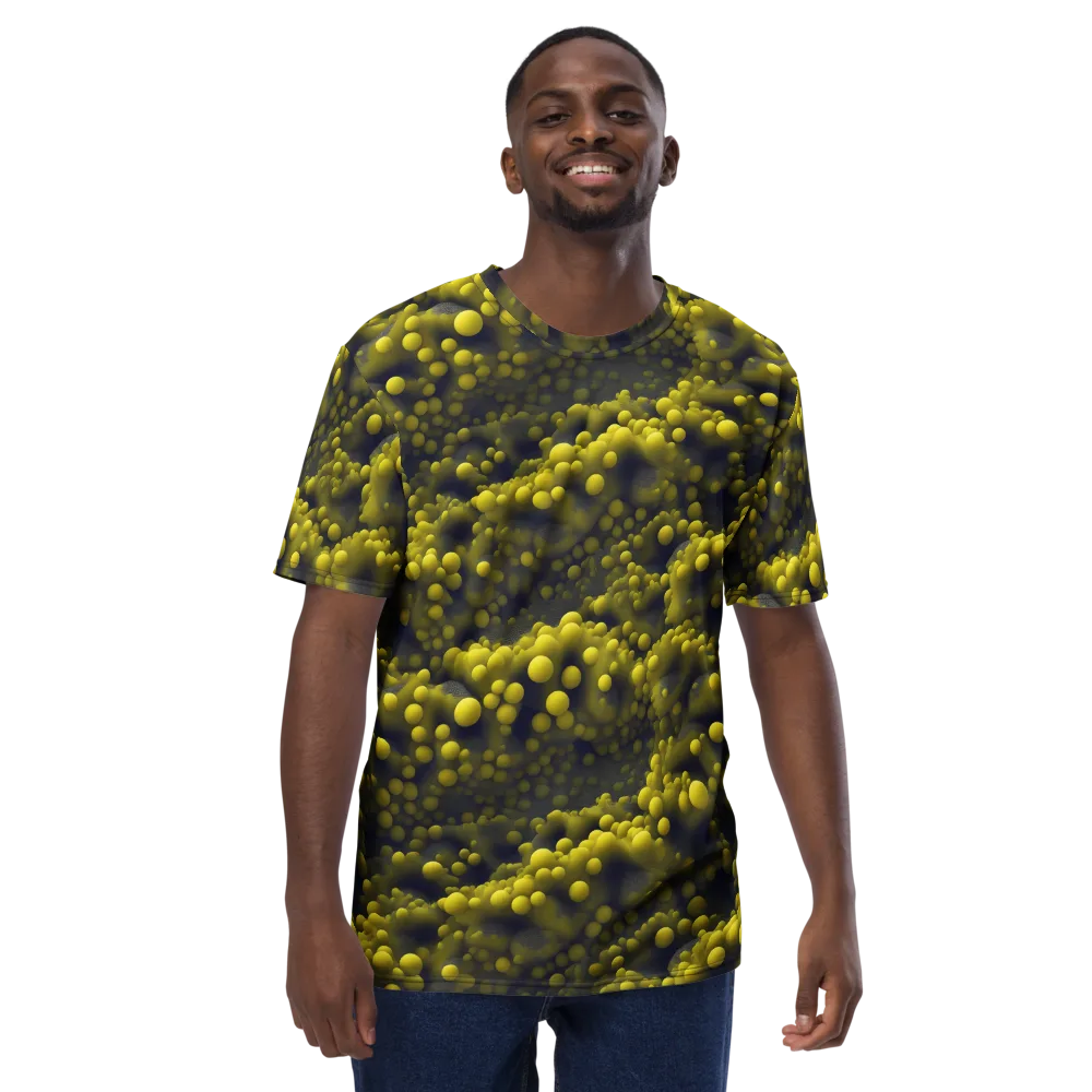 Citron Nebula on Men's Crew Neck T-Shirt — Front