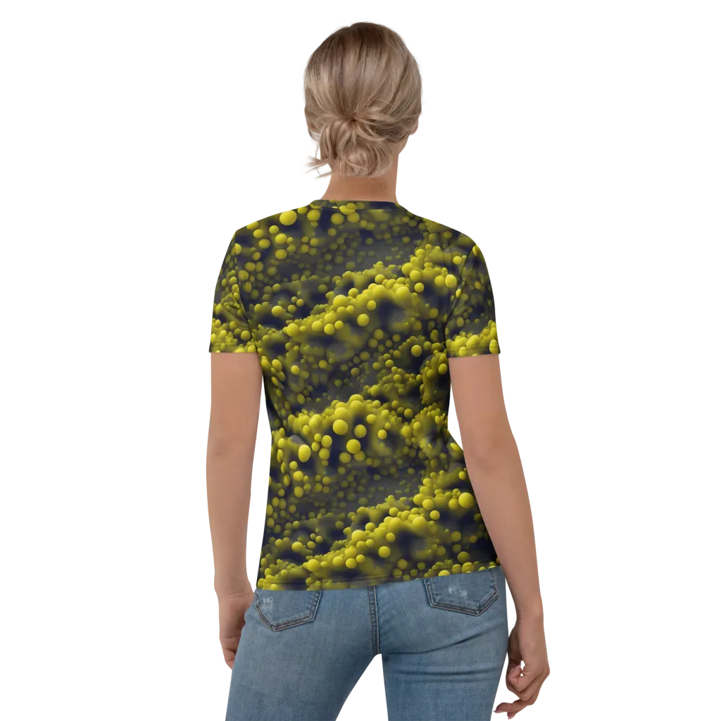 Citron Nebula on Women's Crew Neck T-Shirt — Back