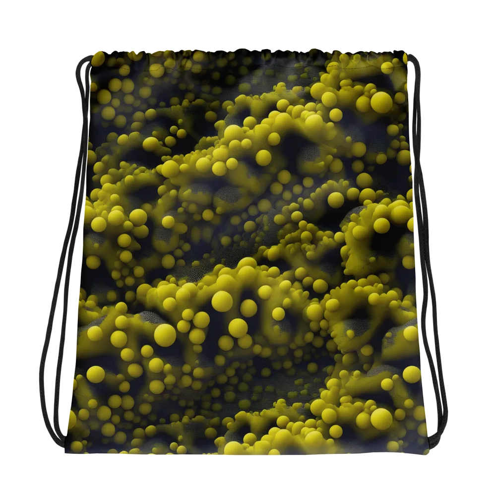 Citron Nebula on Drawstring Bag — Photo