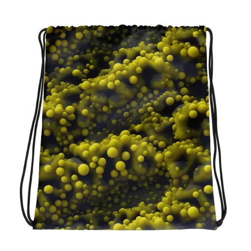 Citron Nebula on a Drawstring Bag
