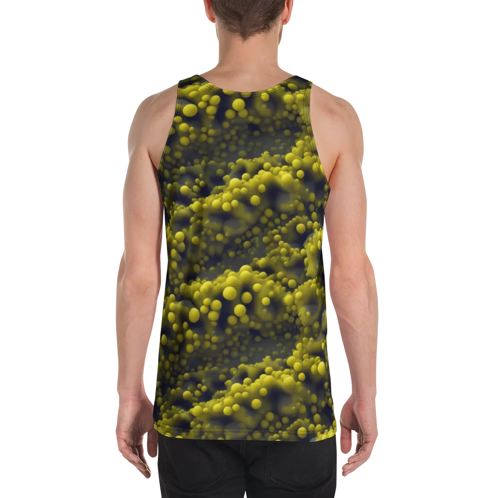 Citron Nebula on Men's Tank Top — Back
